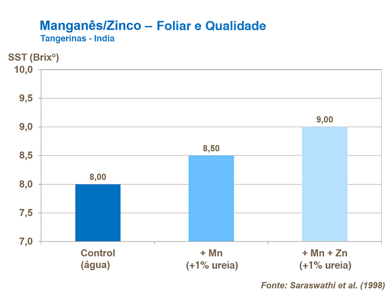 Mangan&ecirc;s/Zinco &ndash; Pulverizaciones y calidad